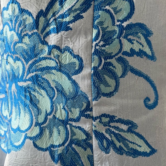 Nanette Lepore Jacquard Dress Floral Fit & Flare Blue Size 8 NWT $159.00 - Picture 10 of 15